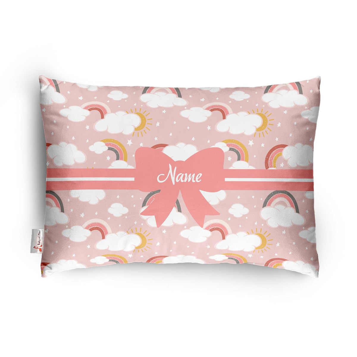 Personalized Pillow For Kids, Super Soft Cotton Kids Cushion - 12 X 18 Inches | Custom Name, For 5 Years Old Kids, Adorable Prints | For Head, Neck Support Baby Pillow - Pillow 13
