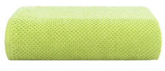 Casa Copenhagen Egyptian Cotton Waffle Large Size Bath Towel 500 Gsm (Lime Green)