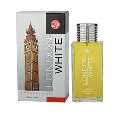 JD International London White Apparel Unisex Perfume With Long Lasting Fragrance - 100ml, 3.4 Fl.oz. | Perfume For Women