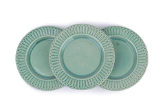 Ceramic Quarter Plates Set Of 6, Light Mint | Ceramic Snack Plates - Snacks Plates Set | Dessert Plates - Snack Plate | Small Plates With Glossy Finish - Microwave Safe & Chip Resistant