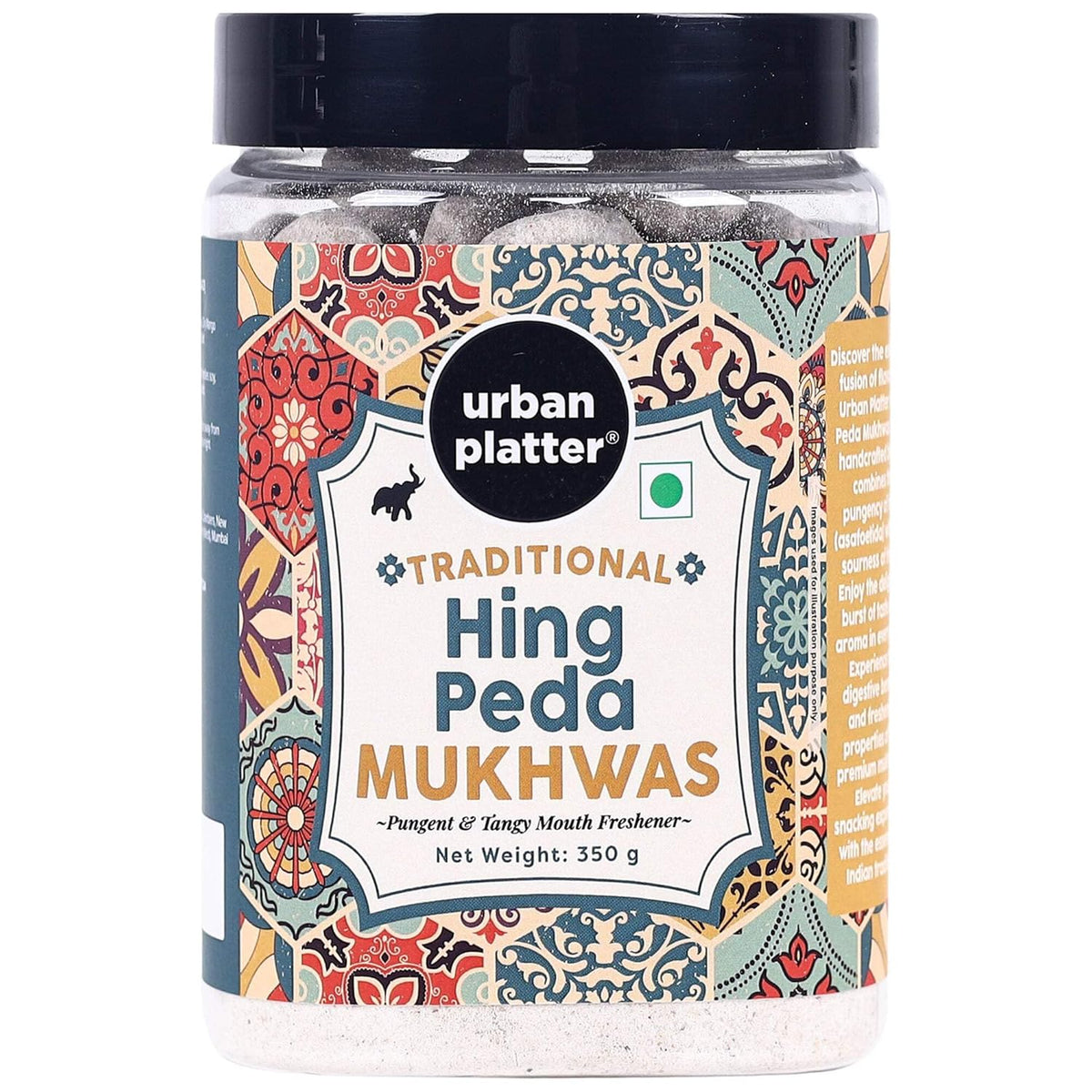 Urban Platter Hing Peda Mukhwas 350gm, (Jar Pack)