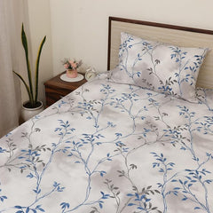 Microfibre Bedsheet King Size Includes 2 Pillow Covers - 108x108 Inches, Grey | Ultra Soft & Breathable Microfiber – Wrinkle-Free & Skin-Friendly