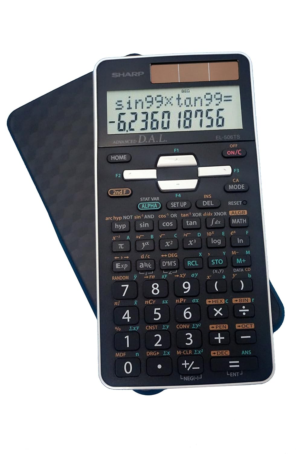 SHARP Scientific Calculator 2 Line Display & Solar Power