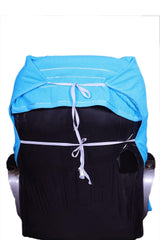 Roman Home Solid Large Luxury All Car Seats & All Office Chair Towel With Tie Knot & Elistick 450 Gsm - (Sky Blue)