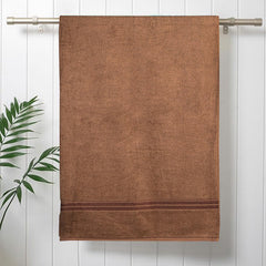 Comforic 100% Cotton Bath Towels Large Size 500 Gsm | Quick Dry, Super Soft & Absorbent Gym Towel, Travel Towel (Espresso)