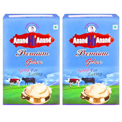 Organic Premium Cow Ghee By Anand Hi Anand | Rich In Nutrients & Vitamins A Healthy Desi Cow Ghee Good For Sweets | 2 Litre (1 Litr * 2) 67.6 Ounce | Box Pack