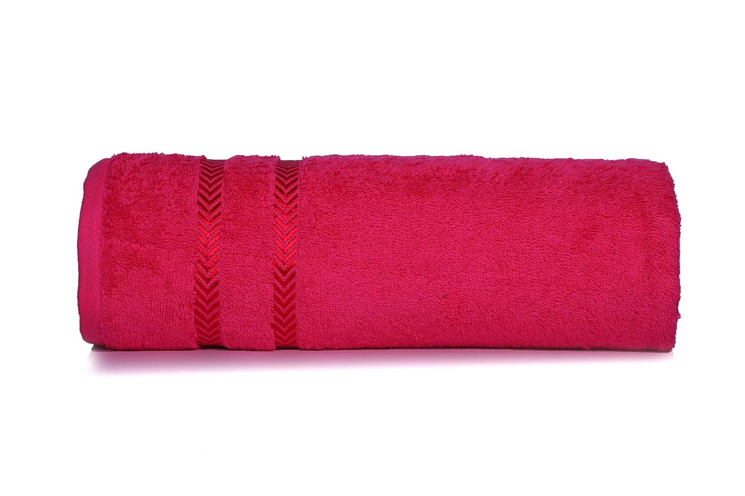 Casa Copenhagen Egyptian Cotton Exotic Hand Towel 400 Gsm (Candy Pink)- 2 Pcs