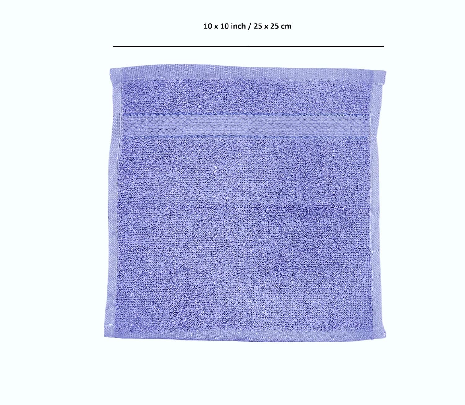 Caslino Small Cotton Face Towels 1800 Gsm | Soft & Absorbent Towel For Women & Men - Blue (Set Of 18)