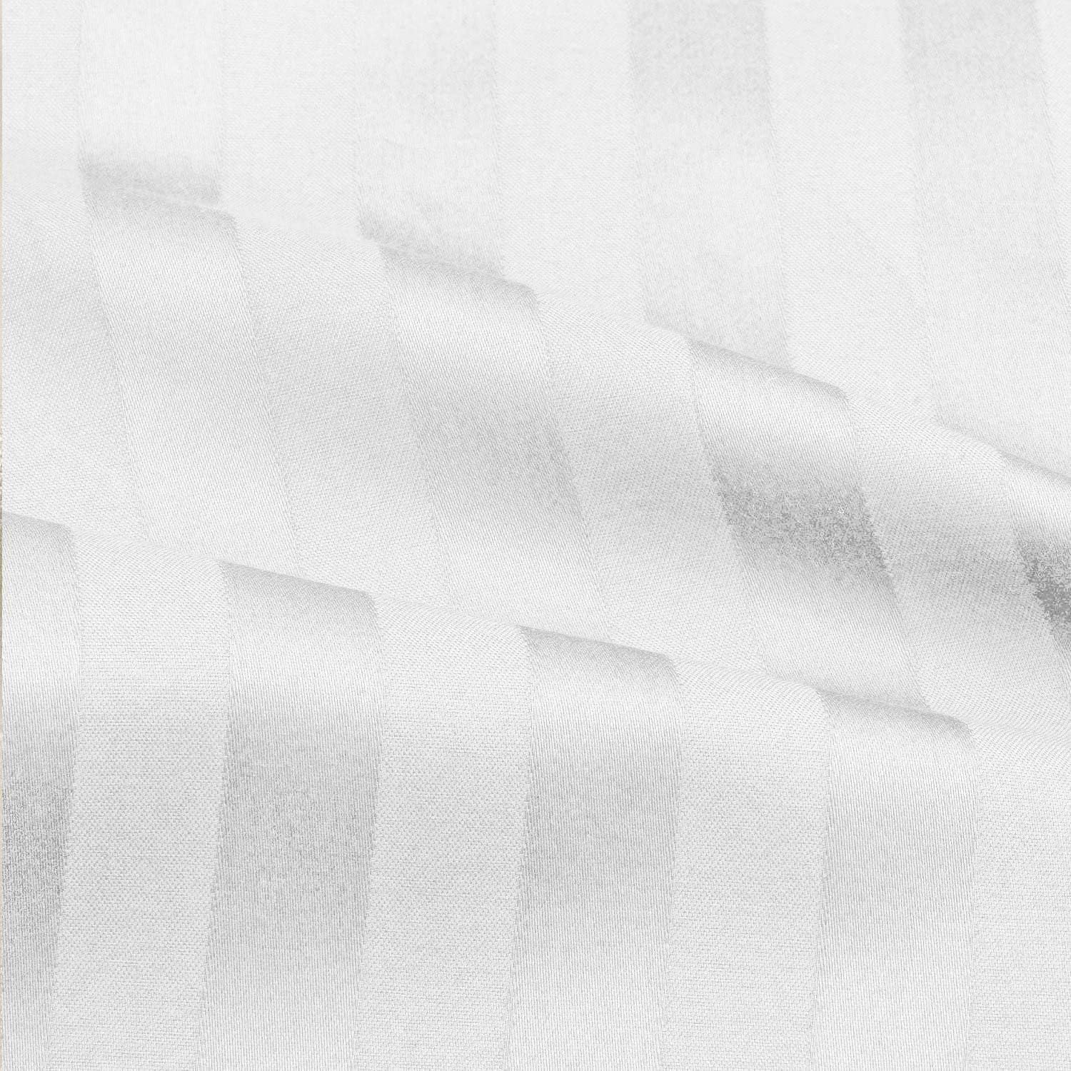 Super King Size Elastic Fitted Bedsheet With 2 Pillow Cover - 60 X 90 Inches, White | Natural Softness, Breathability & Long Lasting Comfort | Luxurious Touch