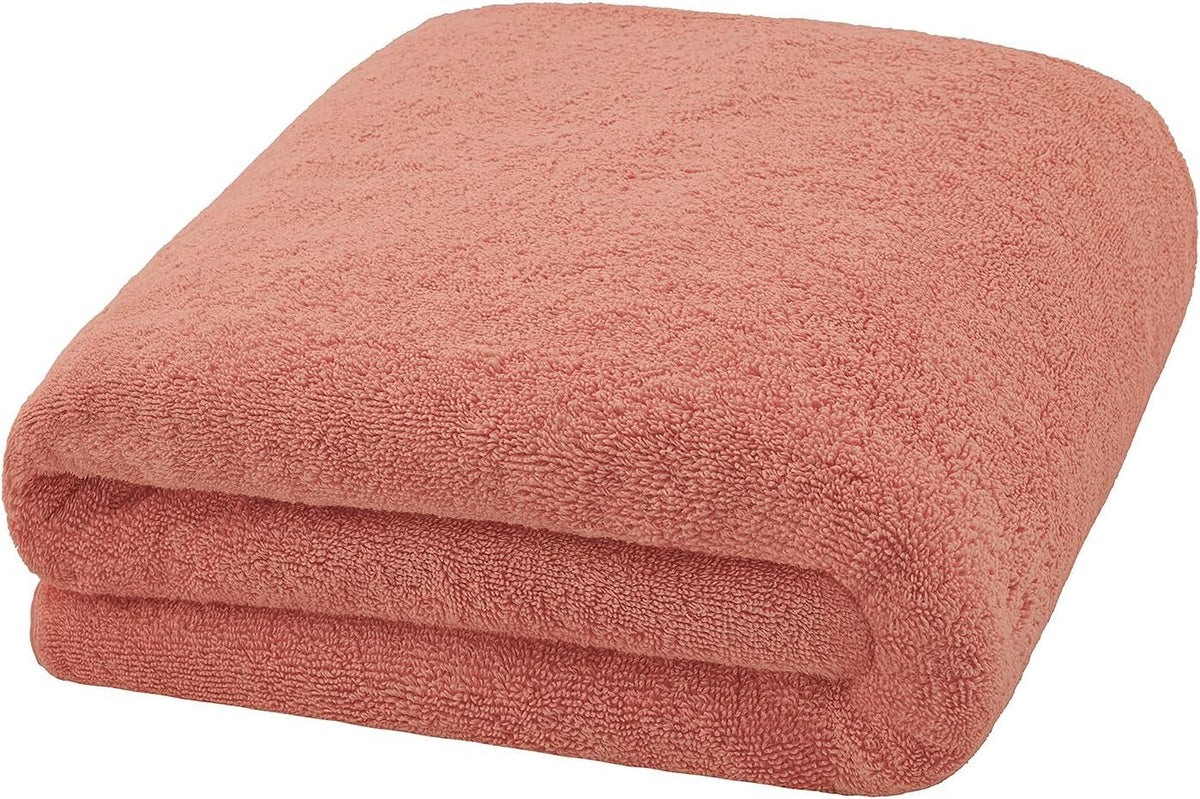 Elstone Home With Device Extra Large Premium Cotton Towel 700 Gsm | Ultra Soft & Super Absorbent Hotel & Spa Quality Towel (Pink)