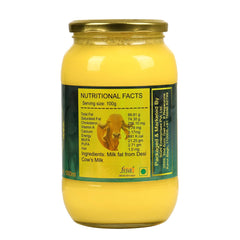 Pure A2 Desi Gir Cow Ghee By The Roast | Highly Nutritious & Healthy Desi Ghee Helps Keep Your Boost Energy | (1 Litre) 33.8 Ounce | Jar Pack