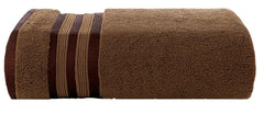 Casa Copenhagen Egyptian Cotton Zero Twist 1 Pcs Large Bath Towel 500 Gsm (Brown)