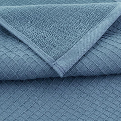 Casa Copenhagen Egyptian Cotton Exotic Hand Towel 400 Gsm (Wf Dusty Blue)- 2 Pcs