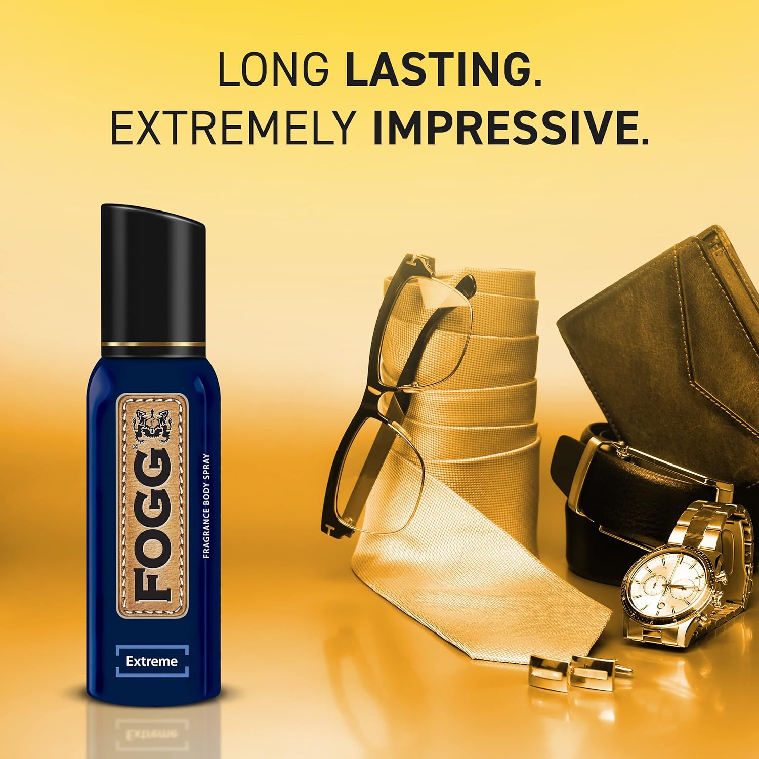 Fogg Fantastic Extreme No Gas Deodorant For Men | Long-lasting Perfume Body Spray 150 Ml 5 Fl.oz.