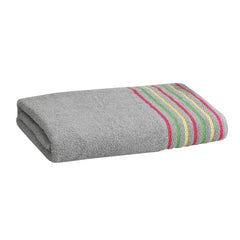 Pure Cotton Bath Towel 400 Gsm | Quick Dry Large Size Bath Towel (Light Grey)