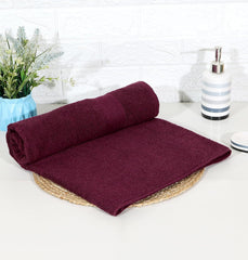 RD Trend 100% Cotton Bath Towels 500 Gsm | Soft & Absorbent Bath Towel For Men, Women Urban Comfort (Wine)