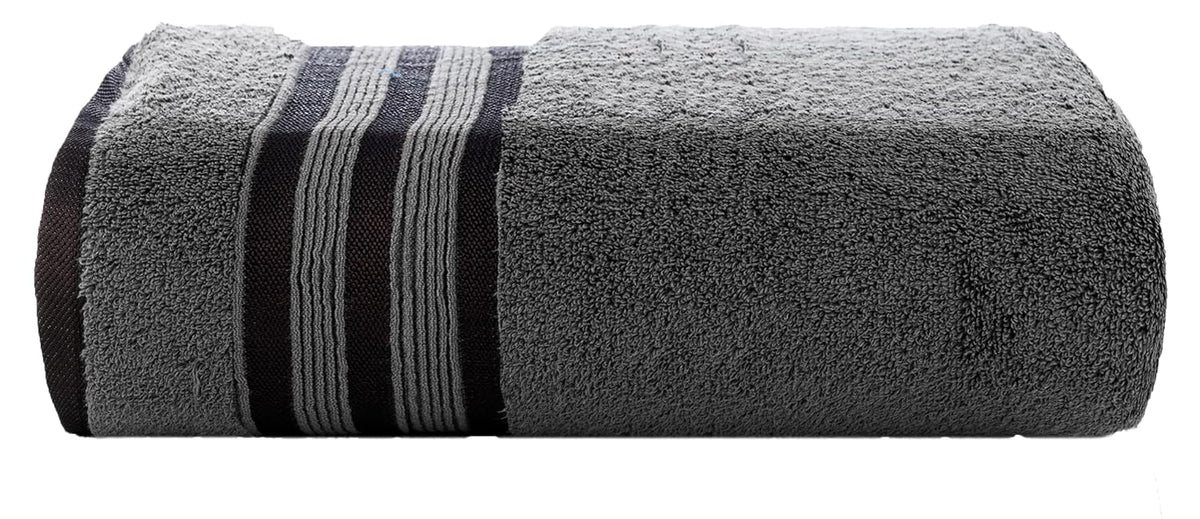 Casa Copenhagen Egyptian Cotton Zero Twist 1 Pcs Large Bath Towel 500 Gsm (Pine Grey)