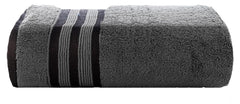 Casa Copenhagen Egyptian Cotton Zero Twist 1 Pcs Large Bath Towel 500 Gsm (Pine Grey)