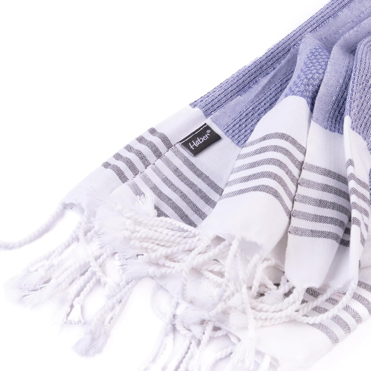 Haber Premium Light Weight 100% Cotton Bath Towel 250 Gsm | Unique Micro Waffle Texture For Active Feel, Quick Absorption & Faster Drying Towel (Heather)