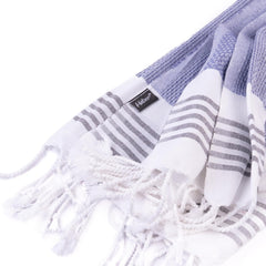 Haber Premium Light Weight 100% Cotton Bath Towel 250 Gsm | Unique Micro Waffle Texture For Active Feel, Quick Absorption & Faster Drying Towel (Heather)