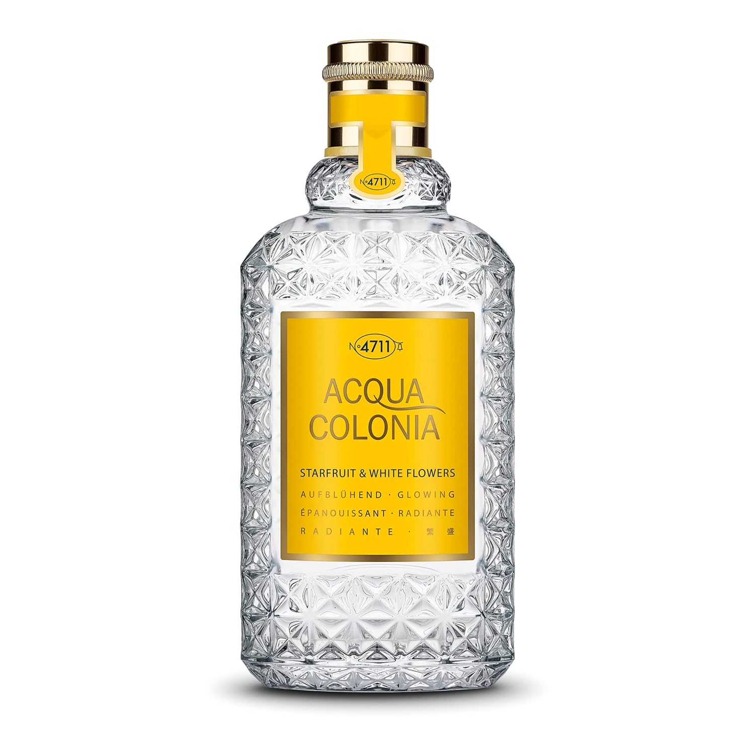 4711 Acqua Colonia Glowing Starfruit & White Flower Unisex Eau De Cologne 170ml 5.7 Fl.oz. | Perfect For Dailywear Perfume