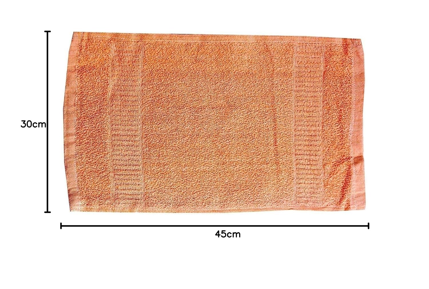N G Products 100% Cotton Soft & Super Absorbent, Antibacterial Hand Towel 1300 Gsm (Multicolor)- Pack Of 12