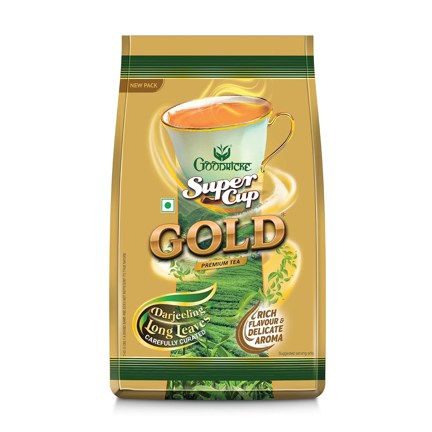 Goodricke Combo Pack Of 2 X 250gm, 8.8 Ounce Each - Roasted Darjeeling Tea & Super Cup Gold Tea | 100% Pure & Original Single Estate Whole Leaf Tea - Low Caffeine Loose Leaves