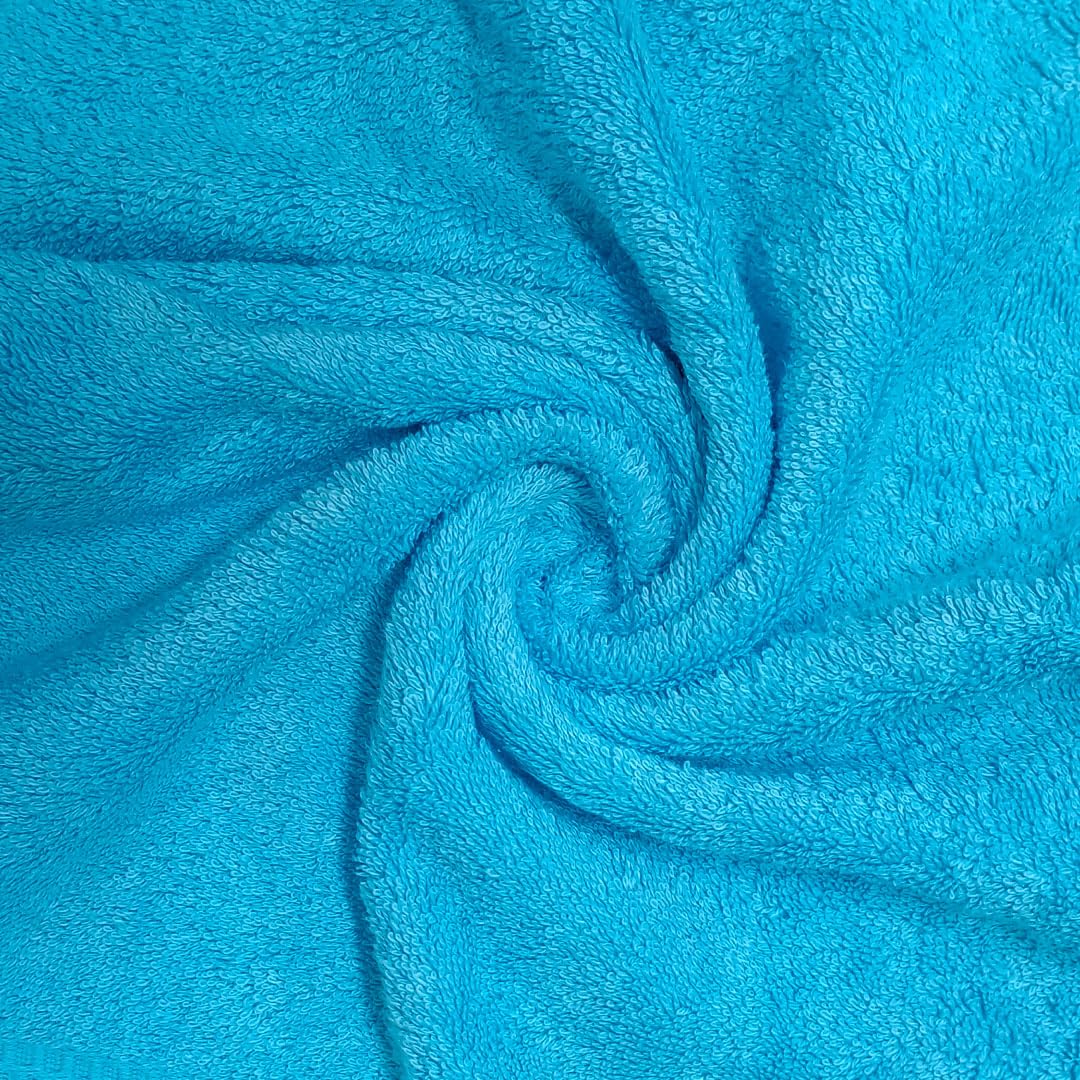 Regency India’S Shizen Export Quality Bamboo Cotton Bath Towels 1200 Gsm (Blue) - Pack Of 2