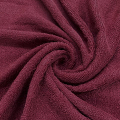Welspun 100% Cotton Hand Towel 450 Gsm | Anti Bacterial Bright Colours High Absorbency -Berry (Pack Of 2)