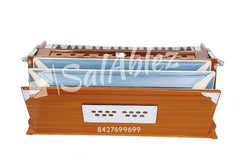 Musical Instrument Harmonium Free Bag - 7 Stopper, 39 Keys, Double Bellow, Two Reeds (Base- Male), 3 1/4 Octave | Tuning 440 Standard Pitch - Hard Key Sound