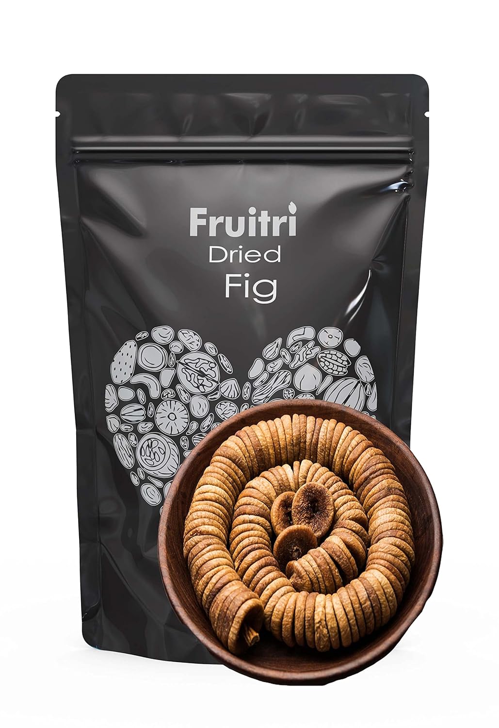 Premium Dried Fig Afghani Anjeer By Fruitri 500gm, | Dry Figs For Weight Management Digestion Immunity, Good Health, Rich In Dietary Fiber | 17.6 Ounce