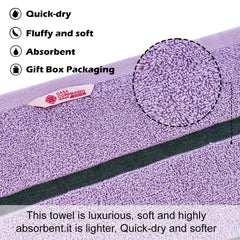 Casa Copenhagen Egyptian Cotton Waffle Large Size Bath Towel 500 Gsm (Purple Rose)