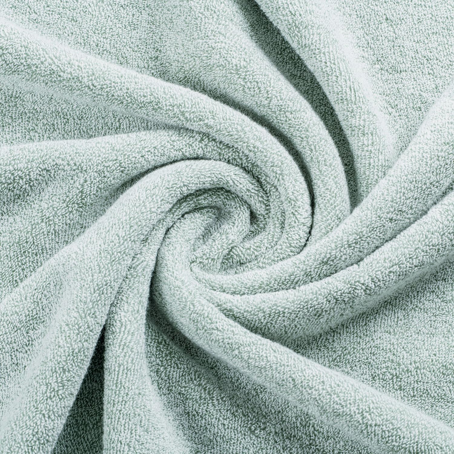 Spread Spain Water & Soil Bath Towel 550 Gsm | Luxurious Blend Of Cotton & Bamboo Fiber Bath Towel Ultra-Absorbent, Quick-Drying & Skin-Friendly (Mint)