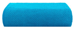 Casa Copenhagen Egyptian Cotton Popcorn 1 Pcs Large Bath Towel 500 Gsm (Teal Blue)