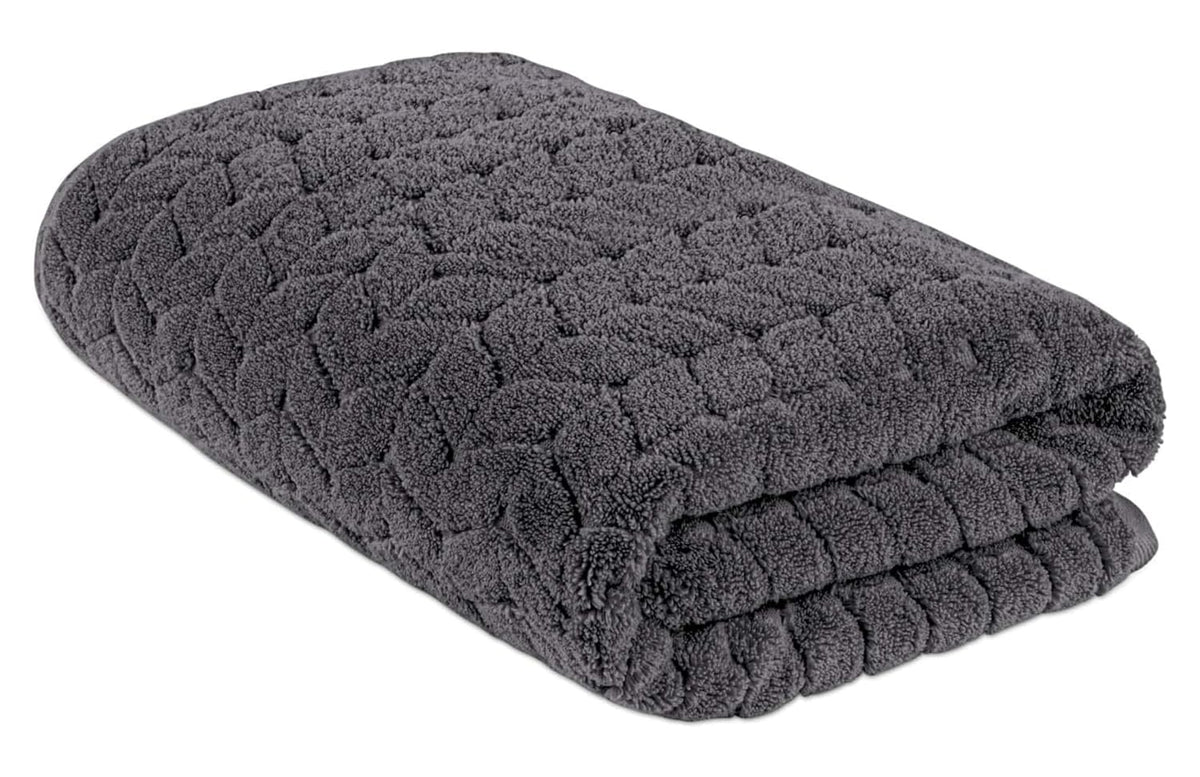 Maxoshine Microfiber Bath Towels 310gsm Large Size-Super Soft Coral Fleece Bathing Towel With Hook Quick Dry Super Absorbent-Bath Towel For Men & Women (Grey)
