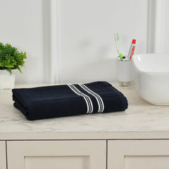 Cotton Bolls Polycotton Large Size Terry Cotton Bath Towel 400 Gsm (Navy)