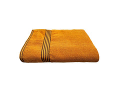 Space Fly Cotton Luxury Large Size Bath Towel 1000 Gsm (Yellow) - Pack Of 2