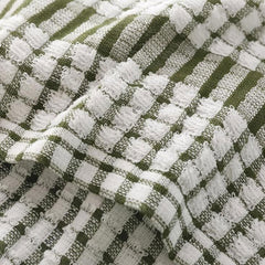 Aloud Creations 100% Cotton Large Size Kitchen Towel 300 Gsm | Towels For Cleaning & Plates, Glasses - Multicolour (Pack Of 3)