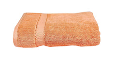 Space Fly Cotton Luxury Bath Towels 600 Gsm (Orange)- Pack Of 1