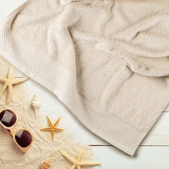 Spread Spain Bath Towels 800 Gsm | Micro Modal Large Size Super Absorbent & Soft Bath Towel (Light Beige)