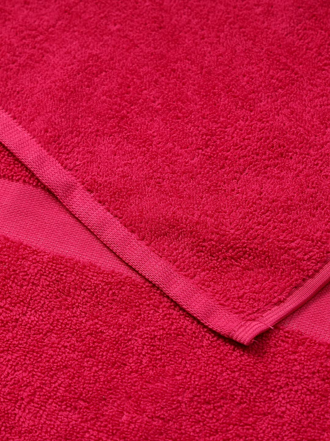 Urban Magic Soft Fabric Polyester Bath Towel 450 Gsm (Pink)