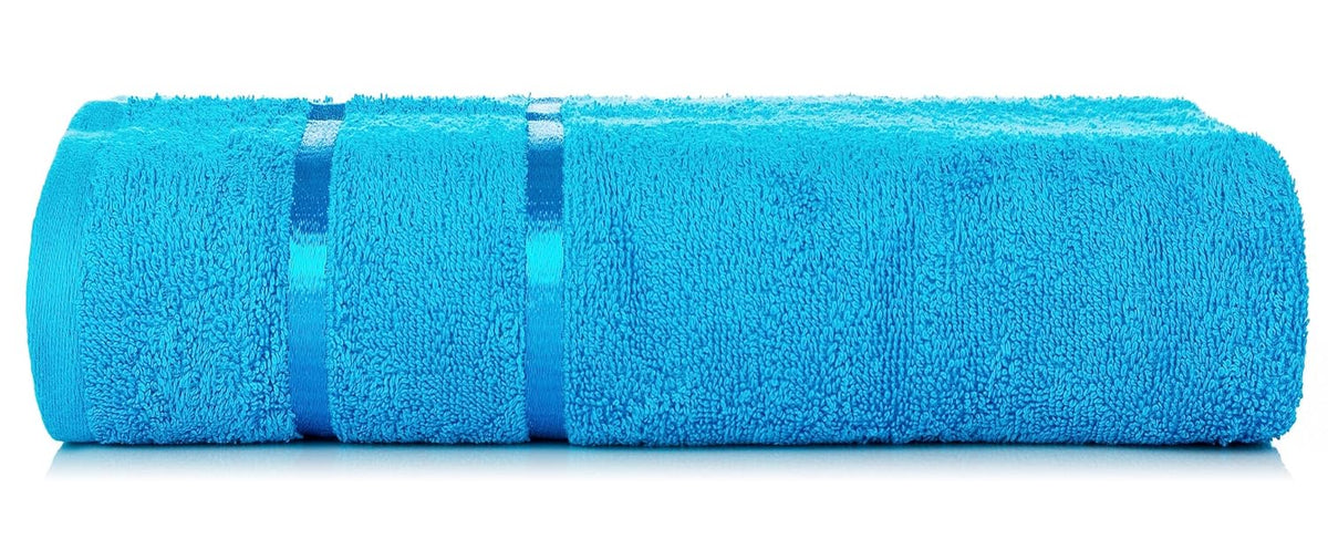 Casa Copenhagen Egyptian Cotton Eternal 1 Pcs Large Bath Towel 500 Gsm (Teal Blue)