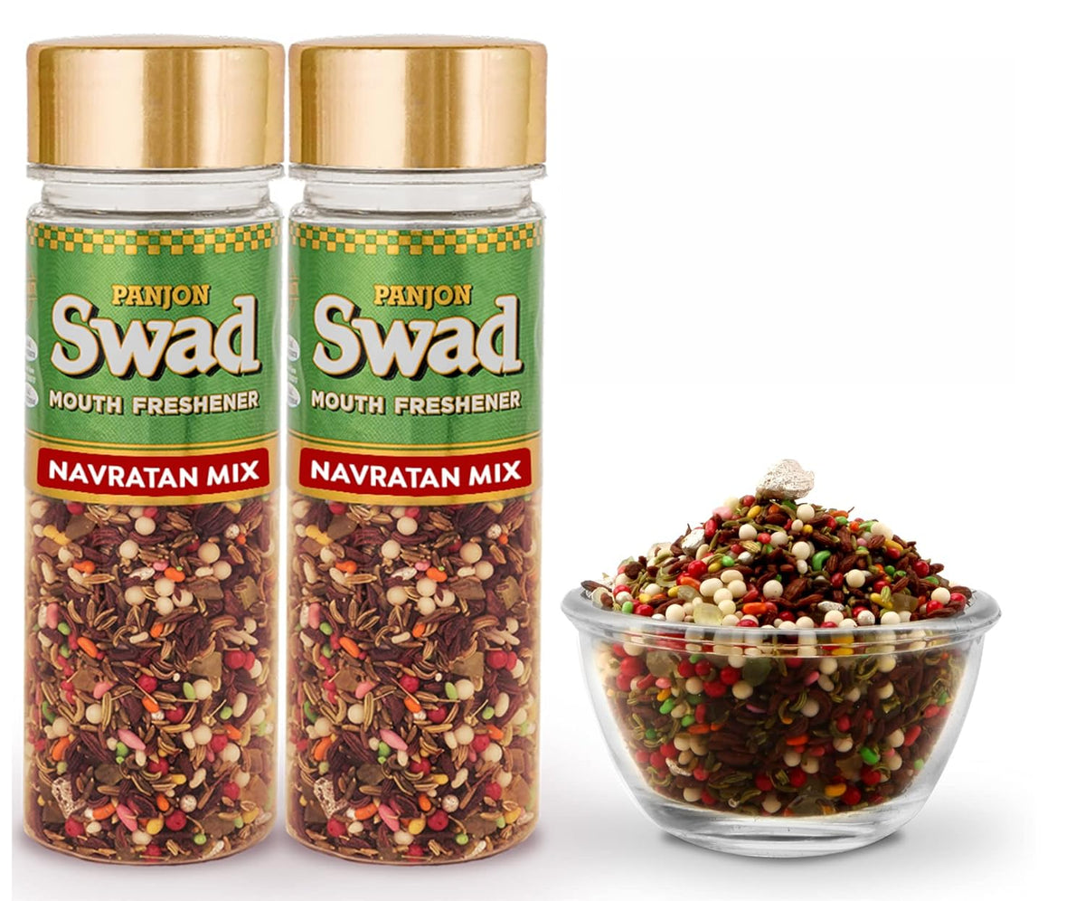 Panjon Swad Mukhwas Navratan Mix (140gm *2 Bottles)