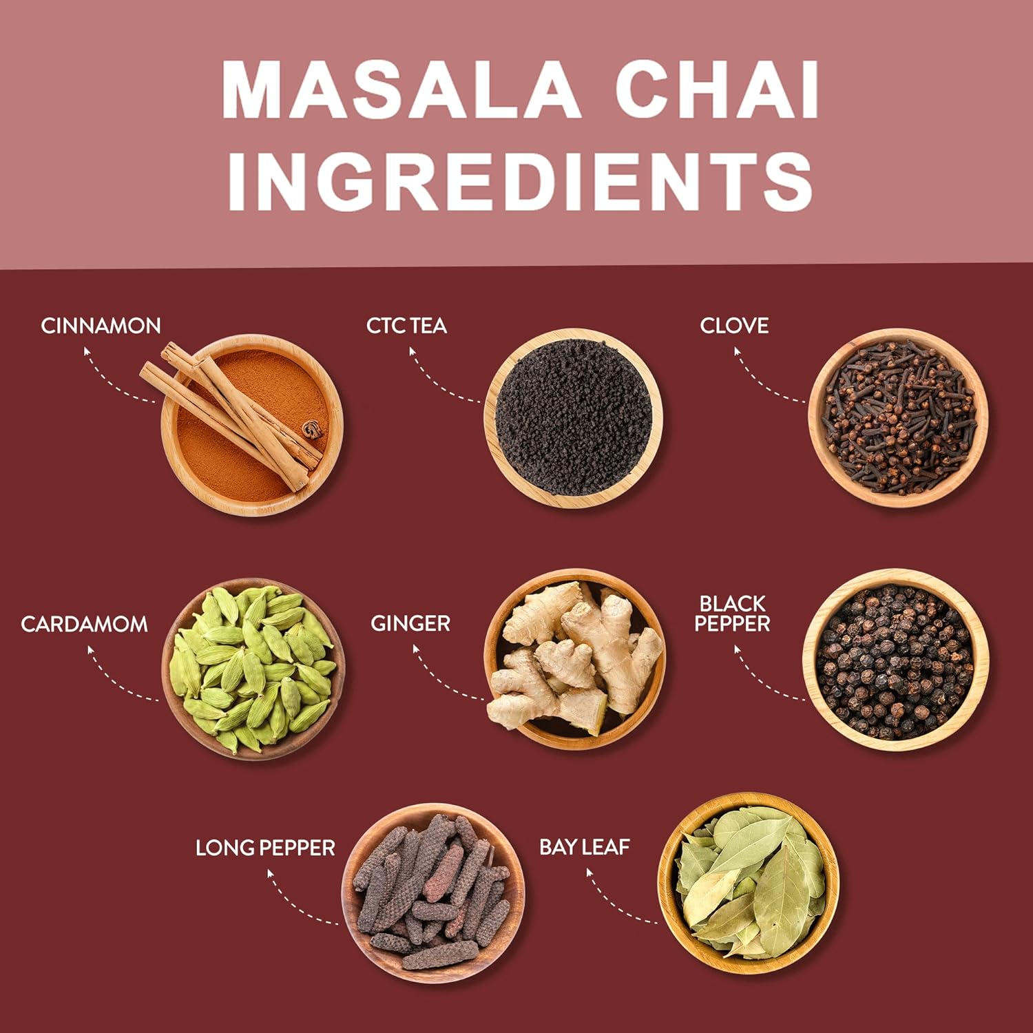 OT India Adrak Chai + Masala Chai - Pack Of 2 X 250gm, 8.8 Ounce Each | Ginger Tea & Premium Mix Of 7 Spices Tea - Strong, Natural & Aromatic Flavor | Caffeine Free