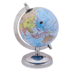 Educational World Globe 5 Inch With Metal Stand, For Kids Learning, Globe For Office Table, For Students, Boys & Girls Birthday Gift, Pack Of 1