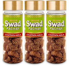 Panjon Swad Chatpata Amla Candy Mukhwas 345gm, (115gm *3 Bottle) | Digestive Mouth Freshener