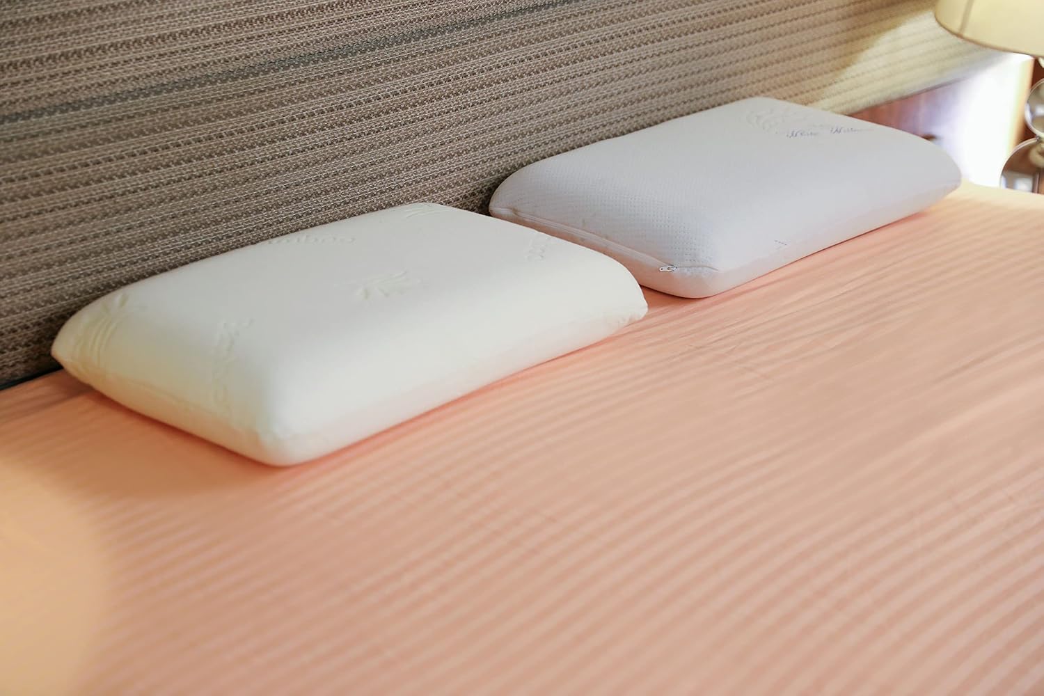Memory Foam Pillow, Cool Gel Pillow For Neck, Shoulder Pain, Sky-Blue - King Size - 4 Inch | Cervical Pillow For Sleeping-Orthopedic Pillow For Back, Side & Stomach Sleepers - Set Of 2