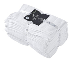Senses By Riba Cotton Towel Bath, Hand & Wash 703 Gsm | All Cotton Zero Twist Premium Hotel & Spa Quality Highly Absorbent | Pack Of 6 (White)