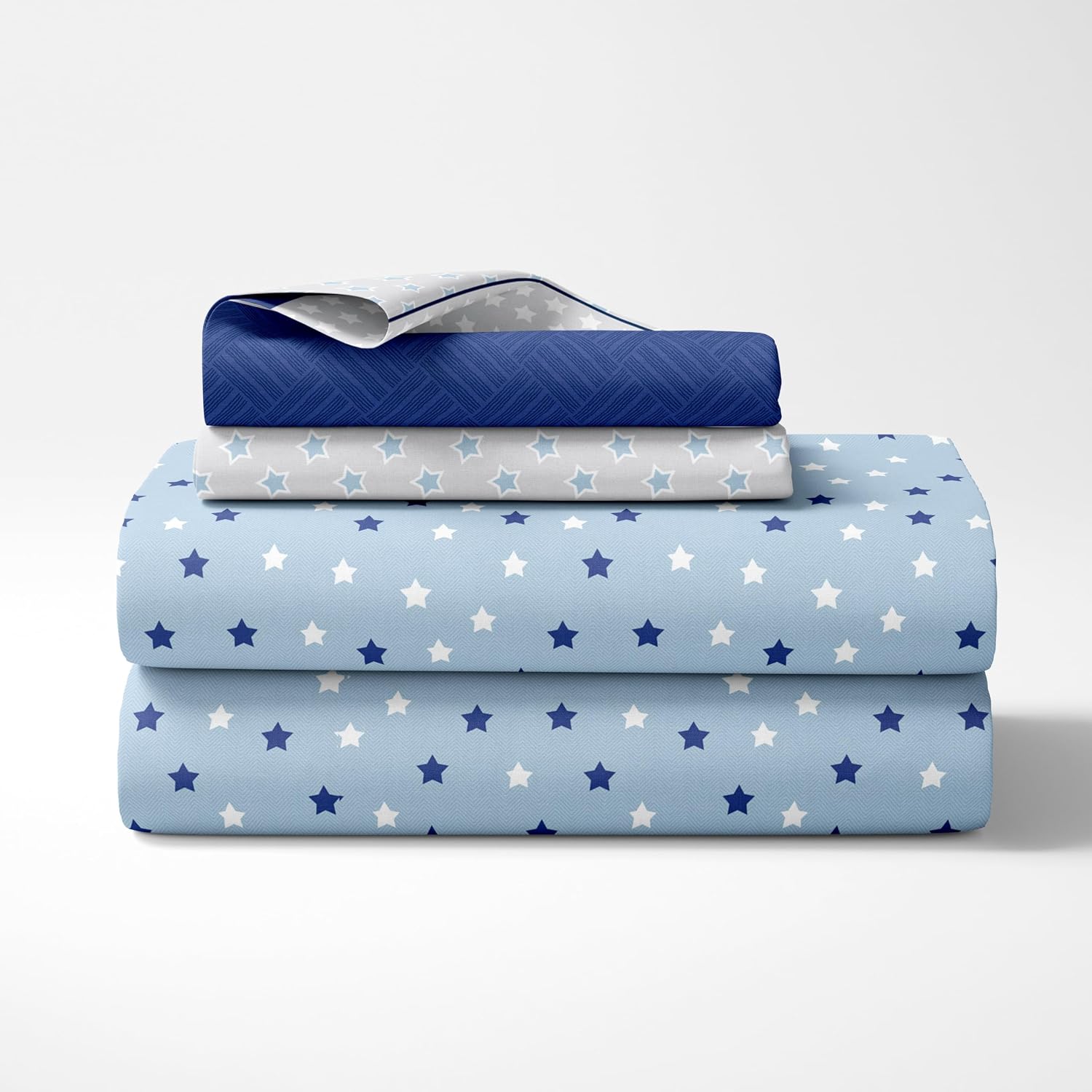 1 Single Bedsheet With 1 Pillow Cover - 54 X 84 Inches, Sky Blue | Comfort Meets Everyday Styles | Traditional Ideal For All-Season Use