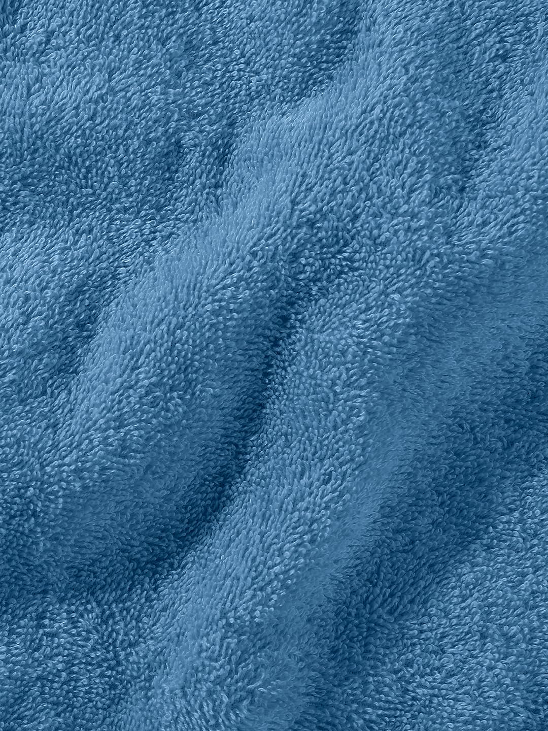 Himeya 100% Cotton Large Size Hand Towels 400 Gsm (Imperial Blue) - 2 Piece